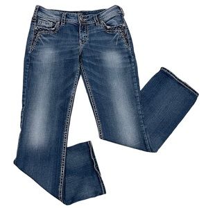 Silver Suki Mid Slim Boot Cut Jeans
